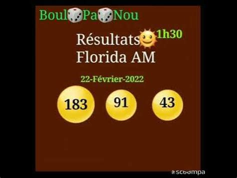 Results of all eight New York (NY) lotteries, as well as winning numbers for the major multi-state lotteries and information on the lottery in New York. . Tirage florida aujourdhui